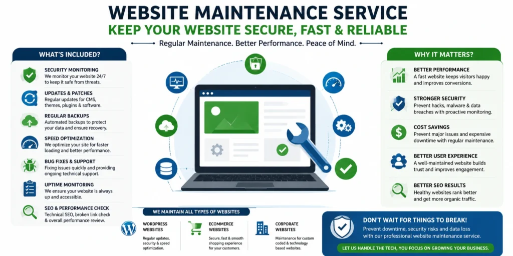 website maintenance service in india